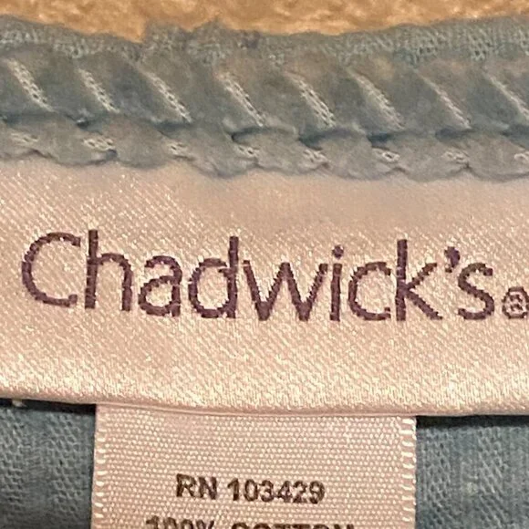 CHADWICK'S 2pc Corduroy Jacket/Skirt with Hood and pockets Teal Size L/10 - Picture 5 of 13